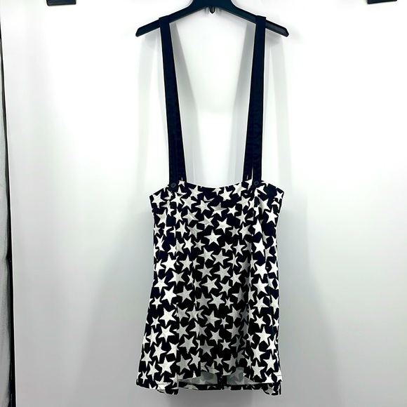 Tripp nyc Dresses & Skirts - Tripp NYC black white celestial star suspender skirt Size 2X